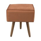 Puff Quadrado Pés Palito Arpaan Terracota