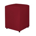 Puff Quadrado Vermelho - Vallisa Decor
