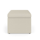 Puff Quasar / Couro Artificial Bege