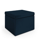 Puff Quasar / N-025 Veludo Azul Marinho