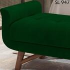 Puff Recamier 140 Cm Pes Madeira Leville Veludo Peer