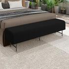 Puff Recamier 143 Cm Pes Metal Baid Veludo Peer