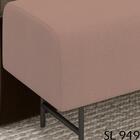 Puff Recamier 143 Cm Pes Metal Baid Veludo Peer