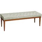 Puff Recamier 158 Cm Pes Madeira Bail Linho Peer