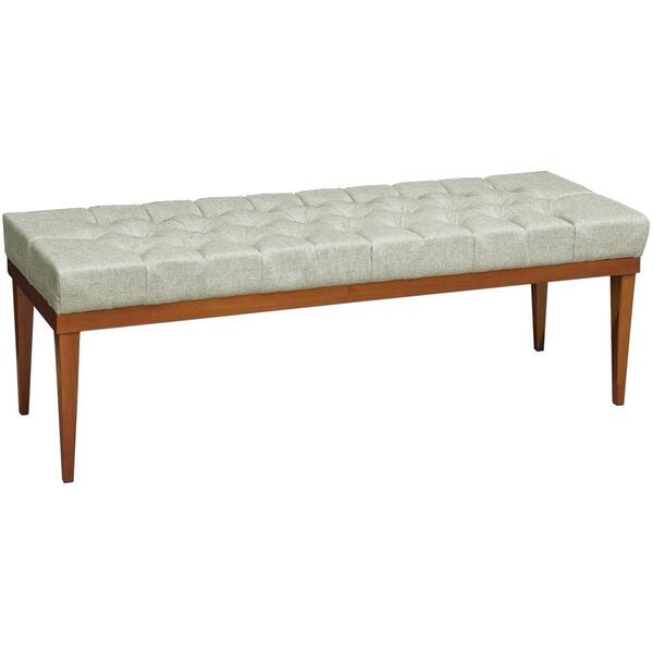 Puff Recamier 158 Cm Pes Madeira Bail Linho Peer