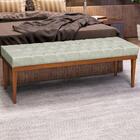 Puff Recamier 158 Cm Pes Madeira Bail Linho Peer