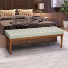 Puff Recamier 158 Cm Pes Madeira Bail Linho Peer