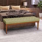 Puff Recamier 158 Cm Pes Madeira Bail Linho Peer