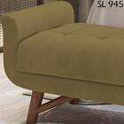 Puff Recamier 160 Cm Pes Madeira Leville Veludo Peer