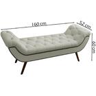 Puff Recamier 160 Cm Pes Palito Venez Linho Peer