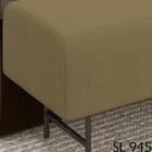 Puff Recamier 163 Cm Pes Metal Baid Veludo Peer