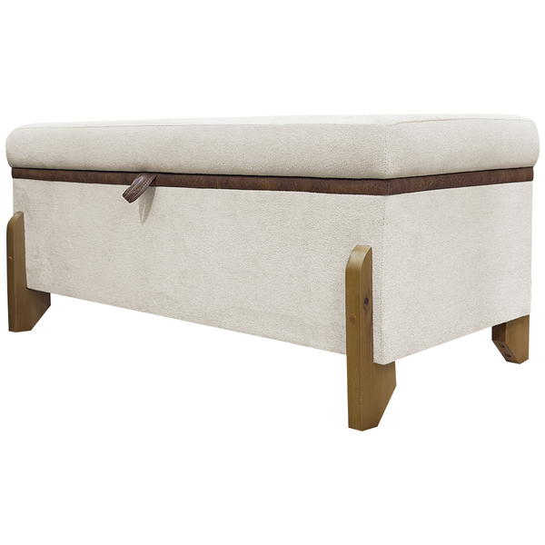 Puff Recamier Baú Para Sala Quarto Cama Queen 150 Cm Versalli