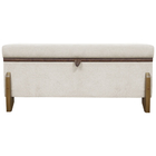 Puff Recamier Baú Para Sala Quarto Cama Queen 150 Cm Versalli