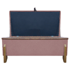 Puff Recamier Baú Para Sala Quarto Cama Solteiro 100 Cm Versa