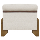 Puff Recamier Baú Para Sala Quarto Cama Solteiro 100 Cm Versa