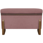 Puff Recamier Baú Para Sala Quarto Cama Solteiro 50 Cm Versal