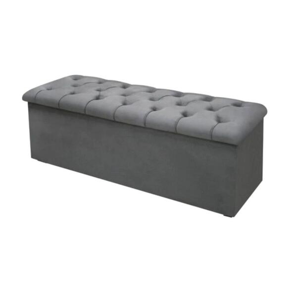 Puff Recamier Baú Pé De Cama Solteiro 90cm