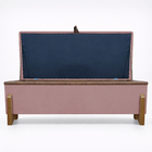 Puff Recamier Baú Versallies 200 cm Para Sala Quarto Pé De Ca