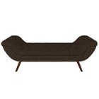 Puff Recamier Calçadeira 160cm Pés Palito Madeira Vêneto Z37