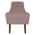 Puff Recamier Calçadeira 195cm Pés Palito Madeira Vêneto Z37