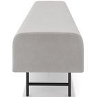 Puff Recamier Decorativo Com Pés Industrial 140cm Novara P05