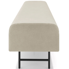 Puff Recamier Decorativo Com Pés Industrial 160cm Novara P05