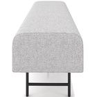 Puff Recamier Decorativo Com Pés Industrial 195cm Novara P05