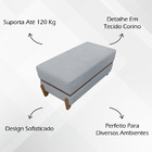 Puff Recamier Decorativo Para Sala Quarto Cama Queen 150 Cm K