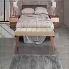 Puff Recamier Dominic Veludo Bege