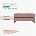 Puff Recamier Kodama 100 cm Para Sala Quarto Pé De Cama Hall