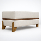 Puff Recamier Kodama 100 cm Para Sala Quarto Pé De Cama Hall