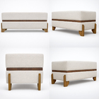 Puff Recamier Kodama 150 cm Para Sala Quarto Pé De Cama Hall