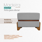 Puff Recamier Kodama 50 cm Para Sala Quarto Pé De Cama Hall D