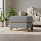 Puff Recamier Kodama 50 cm Para Sala Quarto Pé De Cama Hall D