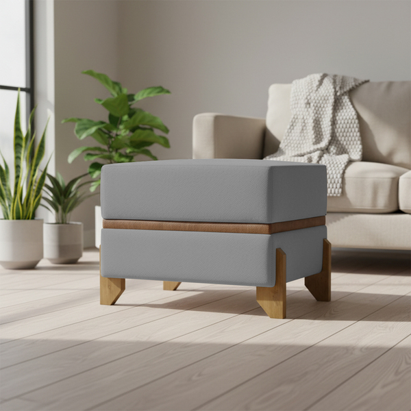 Puff Recamier Kodama 50 cm Para Sala Quarto Pé De Cama Hall D