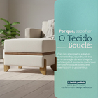 Puff Recamier Kodama 50 cm Para Sala Quarto Pé De Cama Hall D