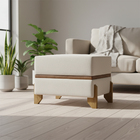 Puff Recamier Kodama 50 cm Para Sala Quarto Pé De Cama Hall D