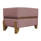 Puff Recamier Kodama Para Sala Quarto Cama De Solteiro 50 Cm