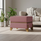 Puff Recamier Kodama Para Sala Quarto Cama De Solteiro 50 Cm