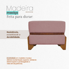 Puff Recamier Kodama Para Sala Quarto Cama De Solteiro 50 Cm