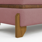 Puff Recamier Kodama Para Sala Quarto Cama De Solteiro 50 Cm