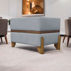 Puff Recamier Kodama Para Sala Quarto Cama De Solteiro 50 Cm