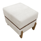 Puff Recamier Kodama Para Sala Quarto Cama De Solteiro 50 Cm