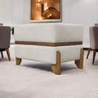 Puff Recamier Kodama Para Sala Quarto Cama De Solteiro 50 Cm