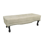 Puff Recamier Retrô Luis Xv Captonê Quarto Vicenza 90cm Velud