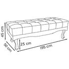 Puff Recamier Retro Vic 195cm Suede Ezz