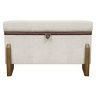 Puff Recamier Versallies 100 Cm Boucle Bege