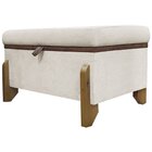 Puff Recamier Versallies 50 Cm Boucle Bege