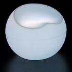 Puff Redondo 50 Iluminado Com Led Multicores