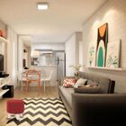 Puff Redondo Banco Banqueta Banquinho Madeira Decorativo Apoi